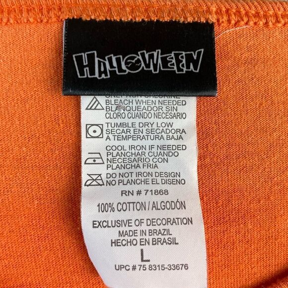 Halloween I Have A Bat Temper T-Shirt Size L EUC - Picture 5 of 5